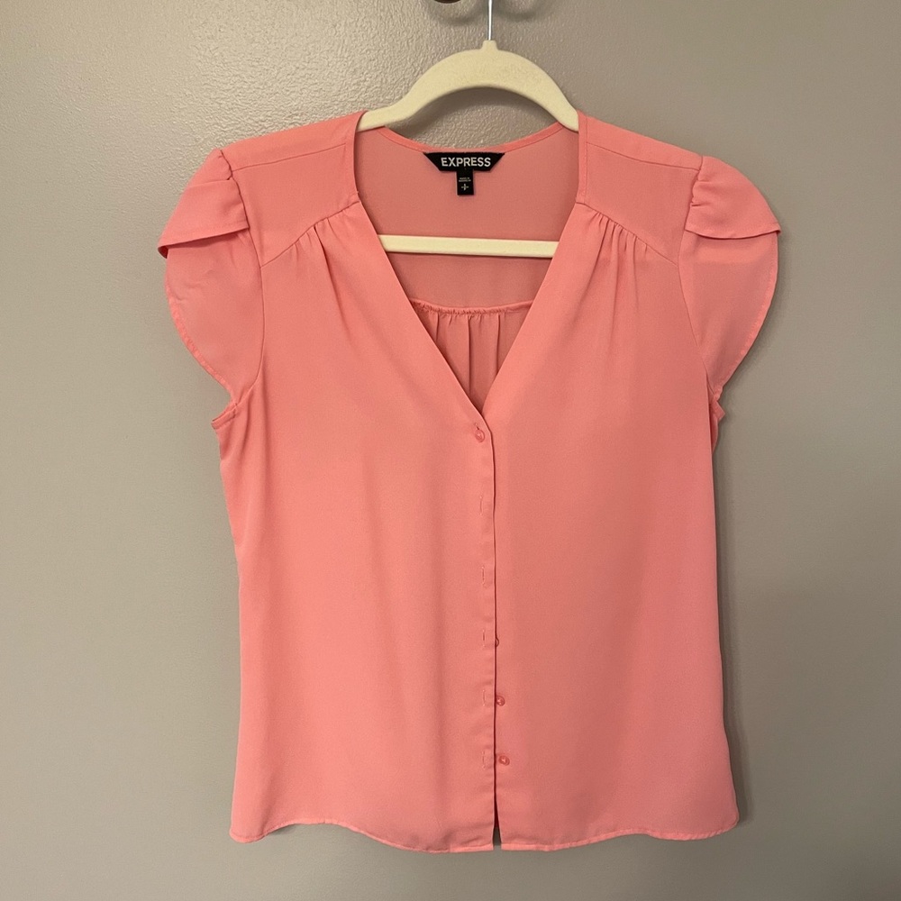 Express size small pink blouse